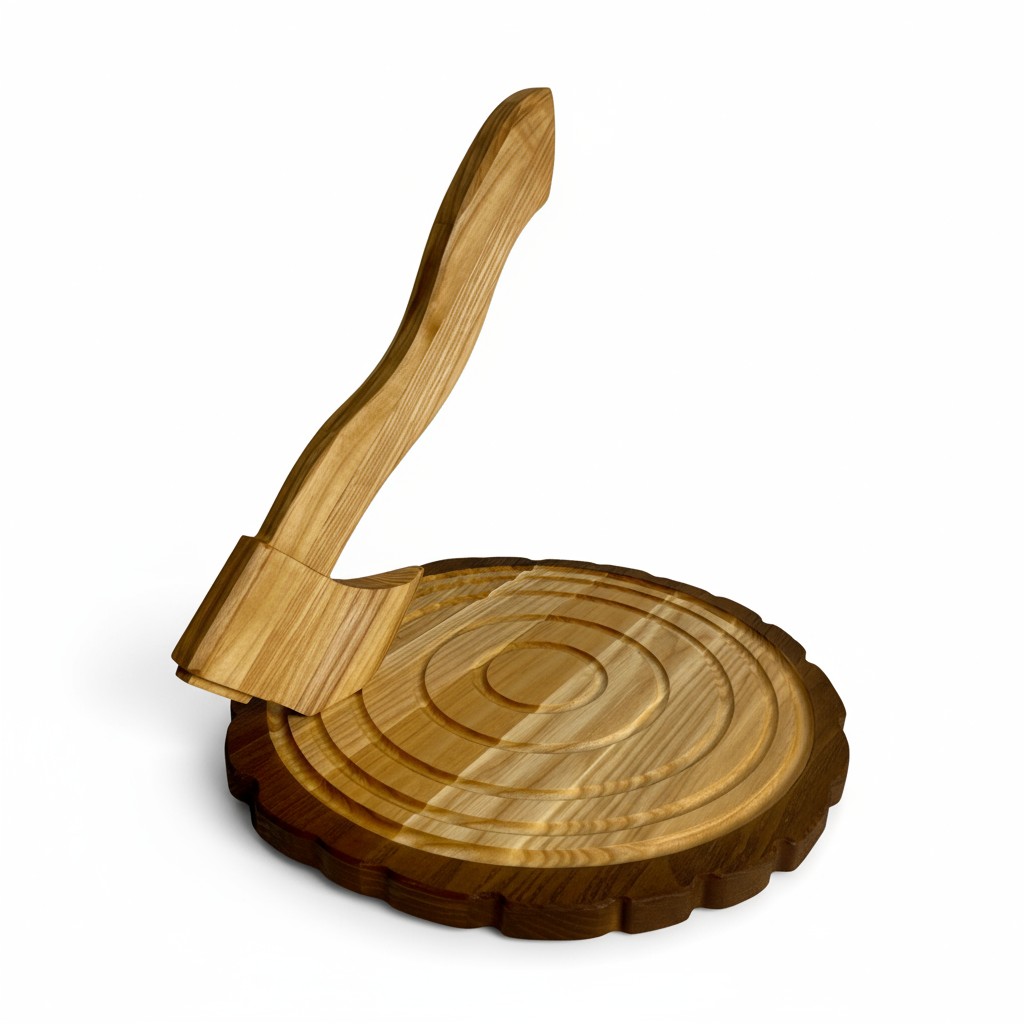 Serving Board “Log with Axe” for Meat Dishes, 30 cm