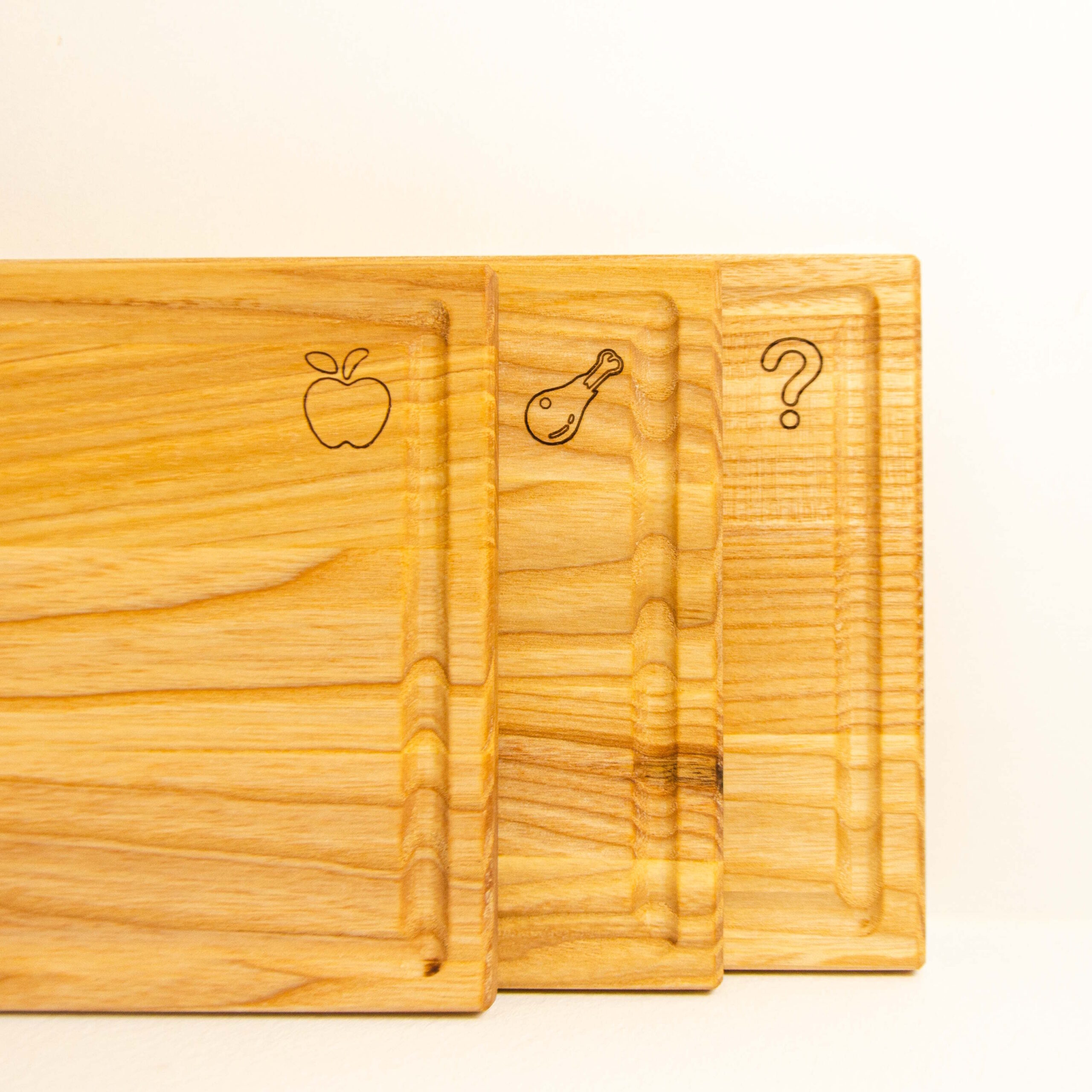 Kitchen Board Set “7 in 1” for Fish, Meat and Vegetables with Stand, 30×20 cm