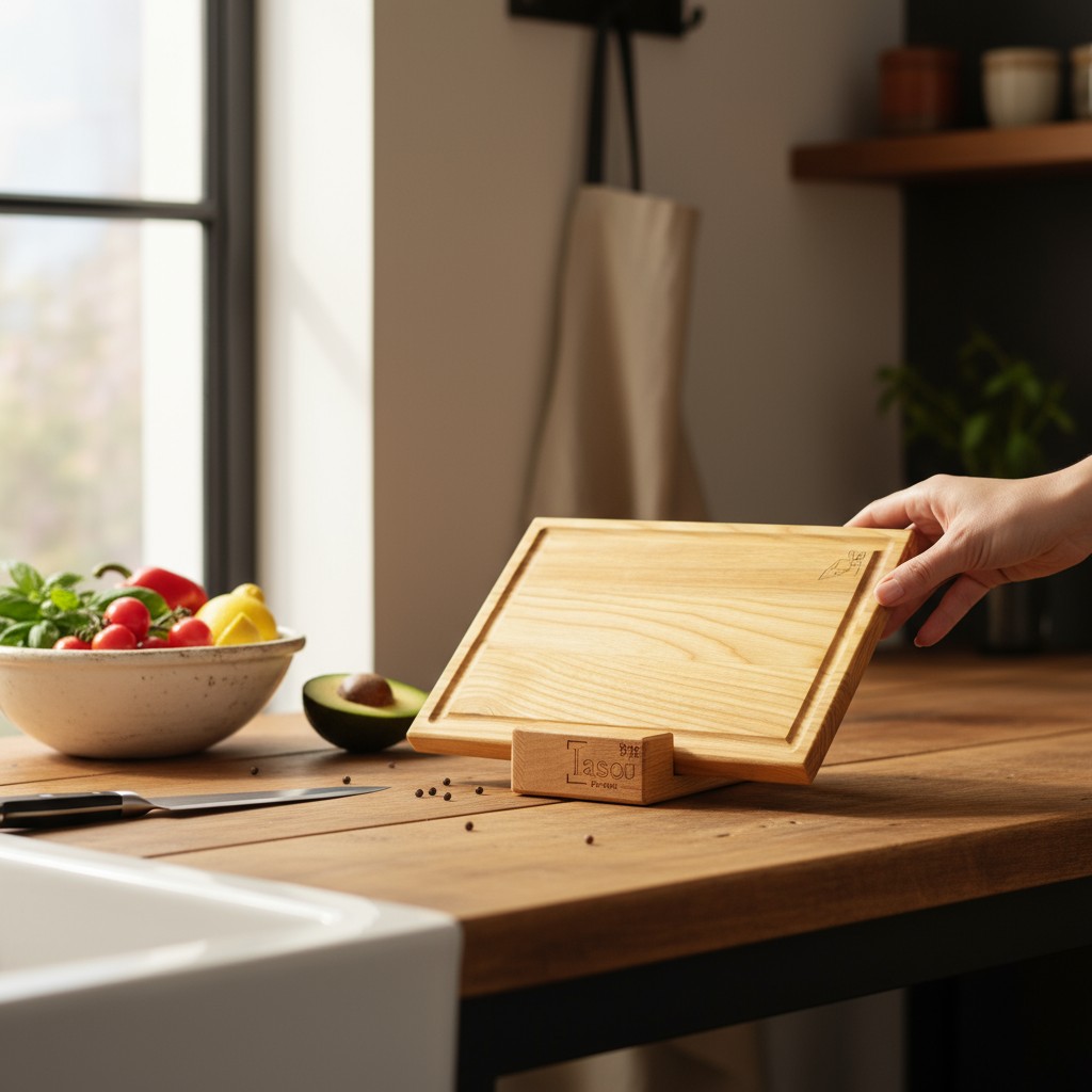 Kitchen Board Set “7 in 1” for Fish, Meat and Vegetables with Stand, 30×20 cm