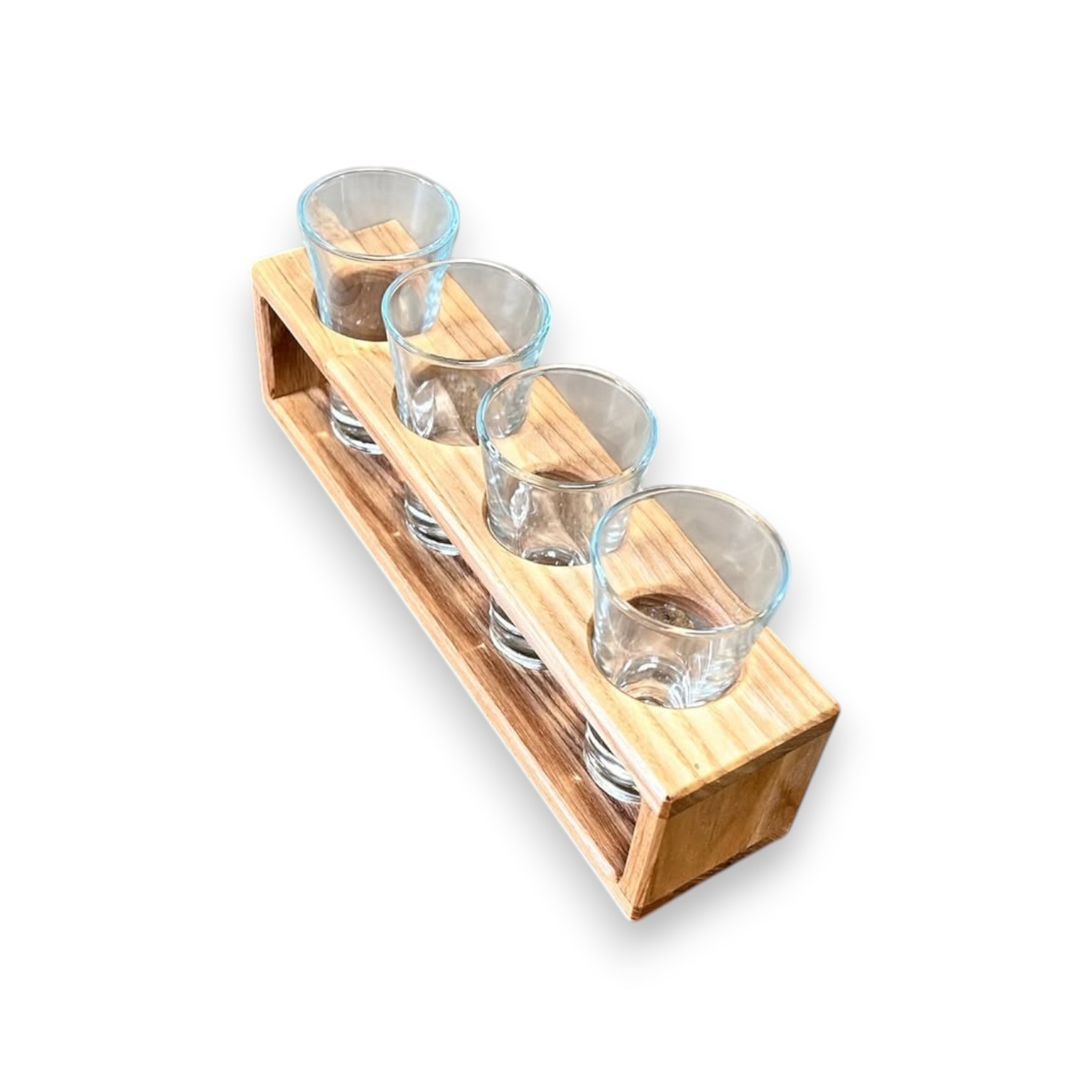 Shot Glass Holder “Tetra”, Ø40 mm Holes, 4 Holes