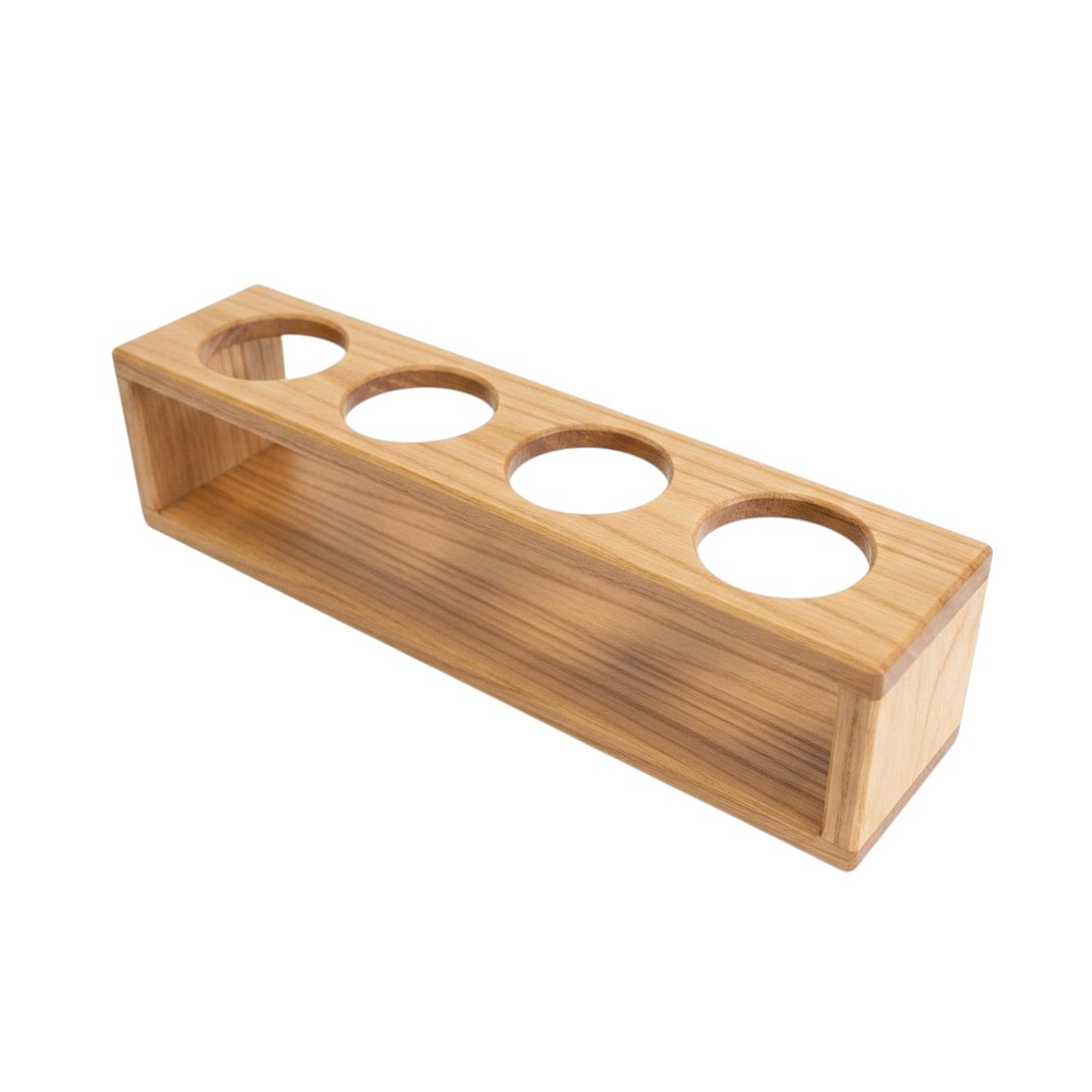 Shot Glass Holder “Tetra”, Ø40 mm Holes, 4 Holes
