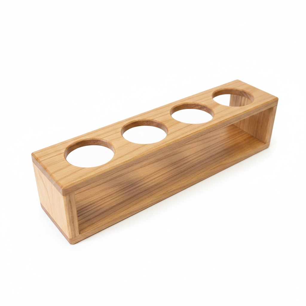Shot Glass Holder “Tetra”, Ø40 mm Holes, 4 Holes