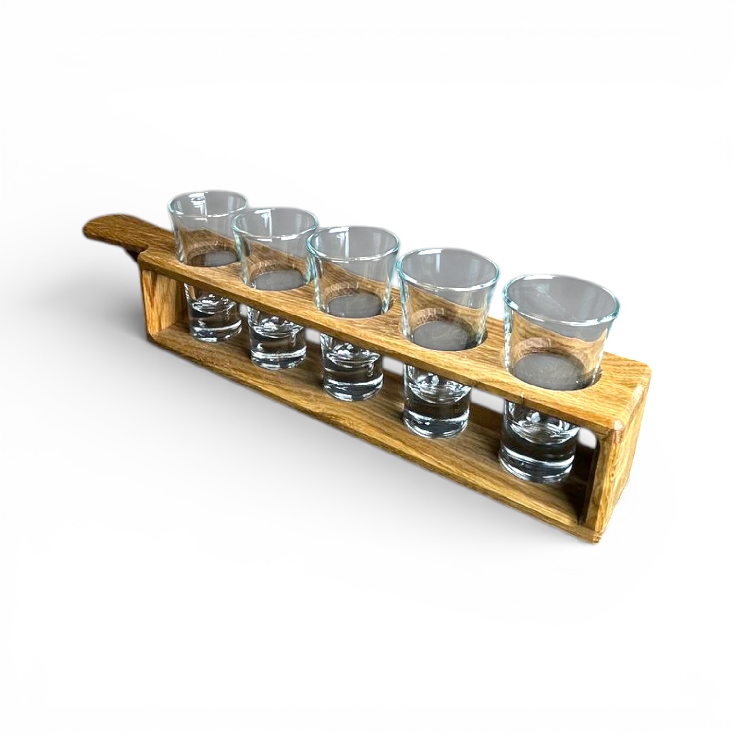 Shot Glass Holder “Baikiv”, Ø40 mm Holes, 5 Holes