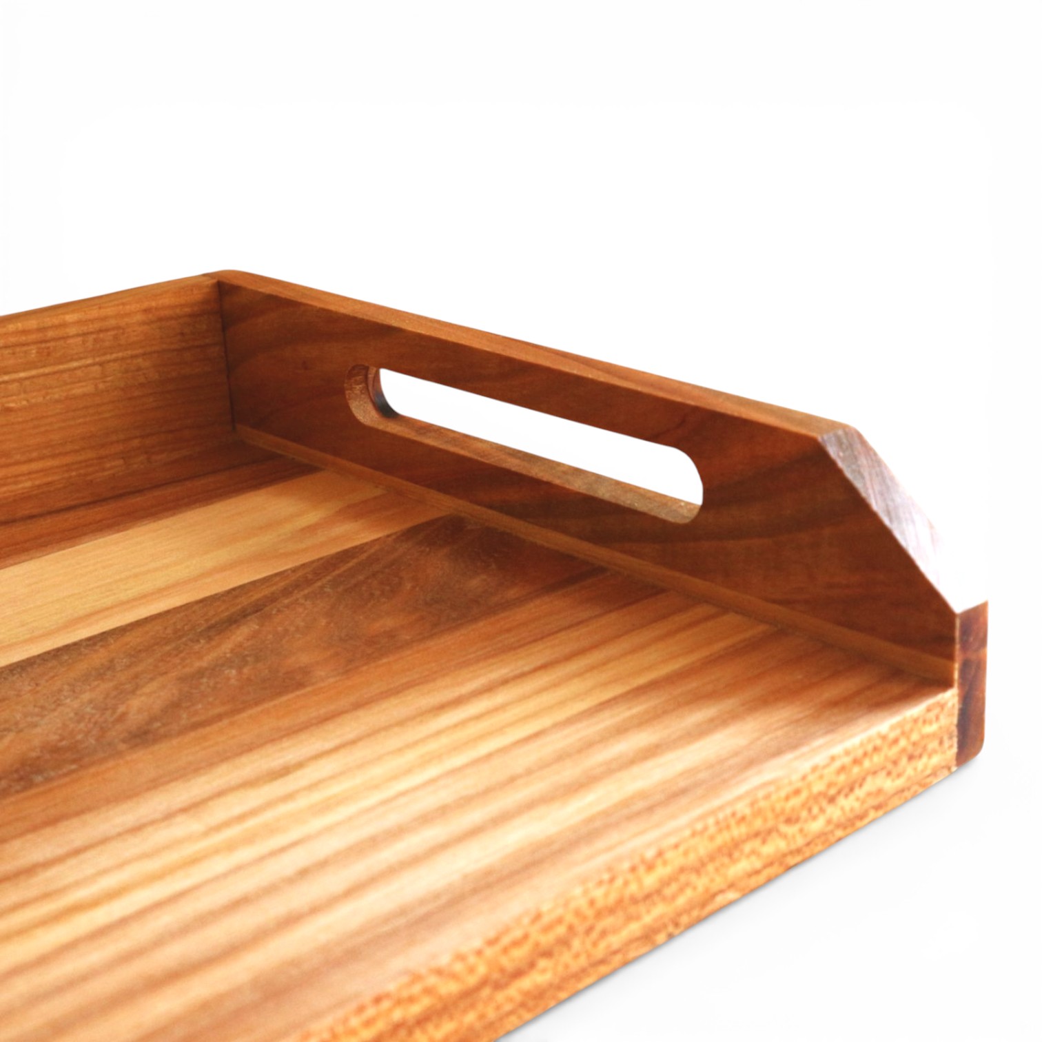 Wooden Serving Tray “Three Raised Edges”, 32×22 cm