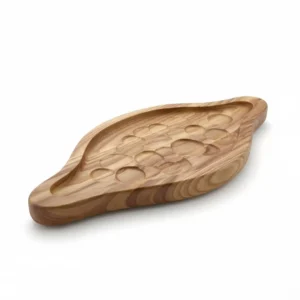 Дошка для подачі хачапурі по-аджарськи "Сенакі" ясень 42х20 см LascoWood.